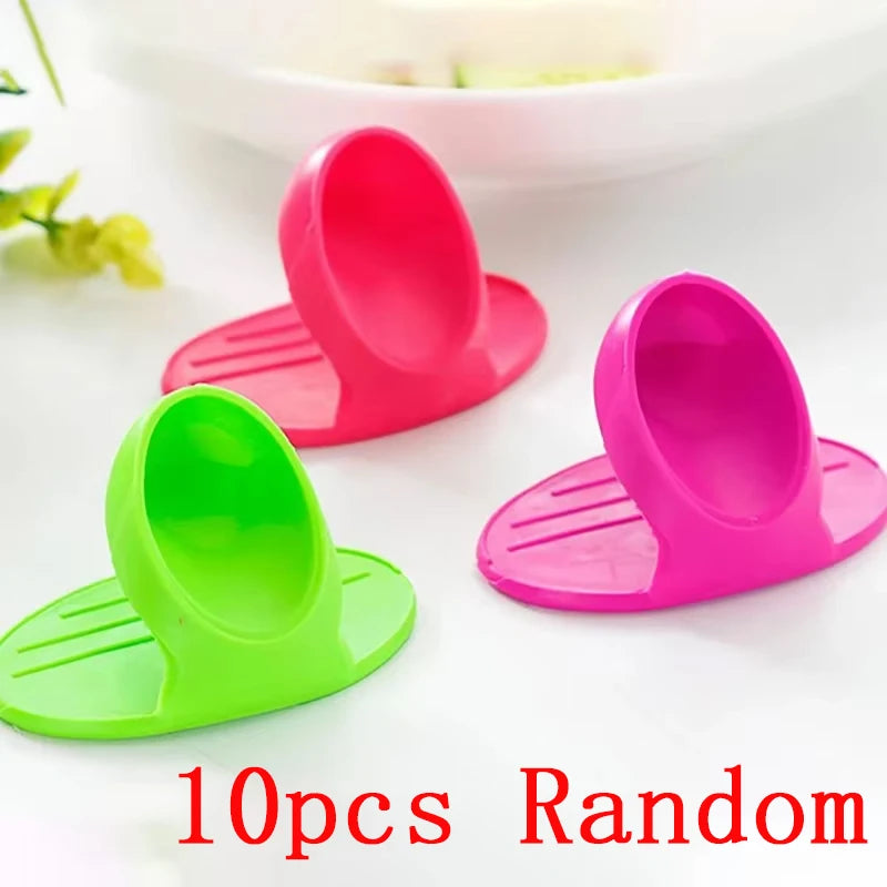 Silikon Fingerhitzeschutz HeatGrip MiniGlove | 2/10 Stück | Hitzebeständig & Rutschfest | Für Backofen & Mikrowelle | Küchenzubehör