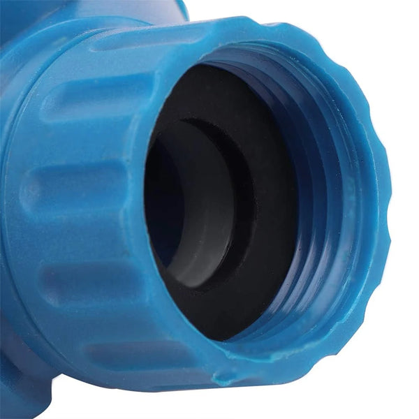 AquaSplitz 3/4" Y-Verteiler mit Absperrhahn | Schnellanschluss-Gewindekupplung | Für Gartenbewässerung & Autowäsche