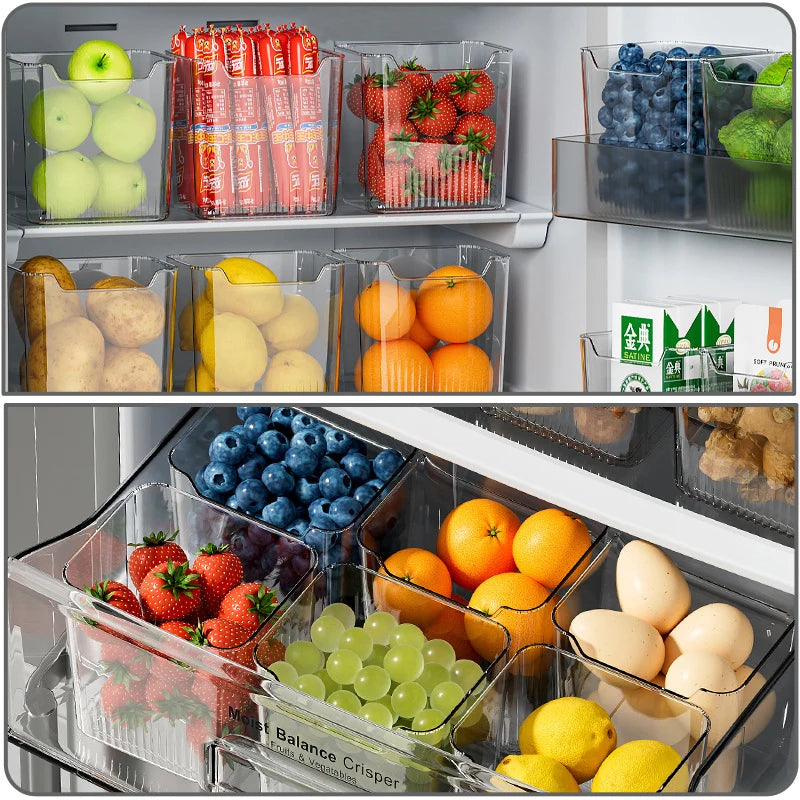 Kühlschrank-Seitentür-Organizer FridgeMate | Frischhaltebox für Eier, Obst & Gemüse | 11,7 × 9 × 12 cm