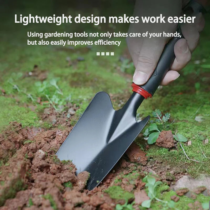 TerraMeister Gartenwerkzeug Set | 4-in-1 Multifunktional | Rutschfester Griff | Robuster Stahl