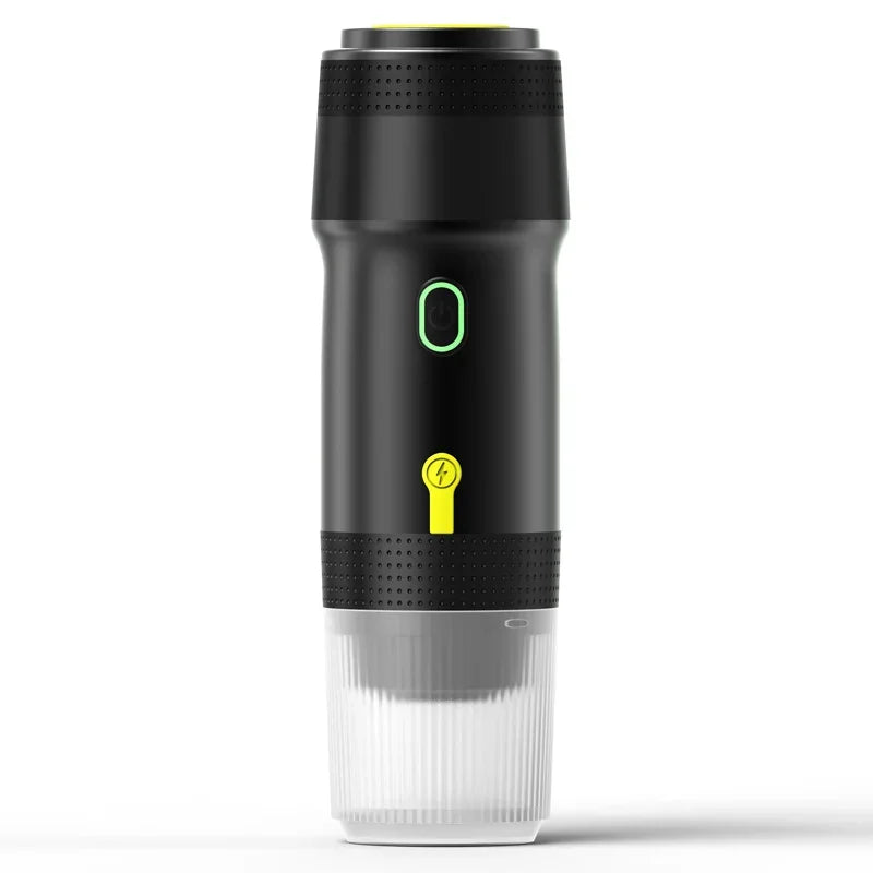 Tragbare Espressomaschine | 3-in-1 Kapsel & Pulver | 15 Bar Druck | Für Auto, Reise & Zuhause