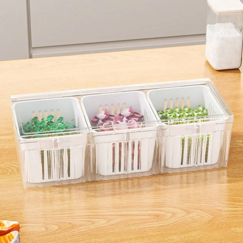 Organixo | Aufbewahrungsbox | Kompakt & Stapelbar | ABS | 22,7 x 9 x 6,7 cm