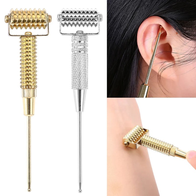 Akupressur-Massagetool VitalPoint Kupfer | Akupunktur-Stimulator & Rollmassage | Handlich & Hautfreundlich | 12,3 cm