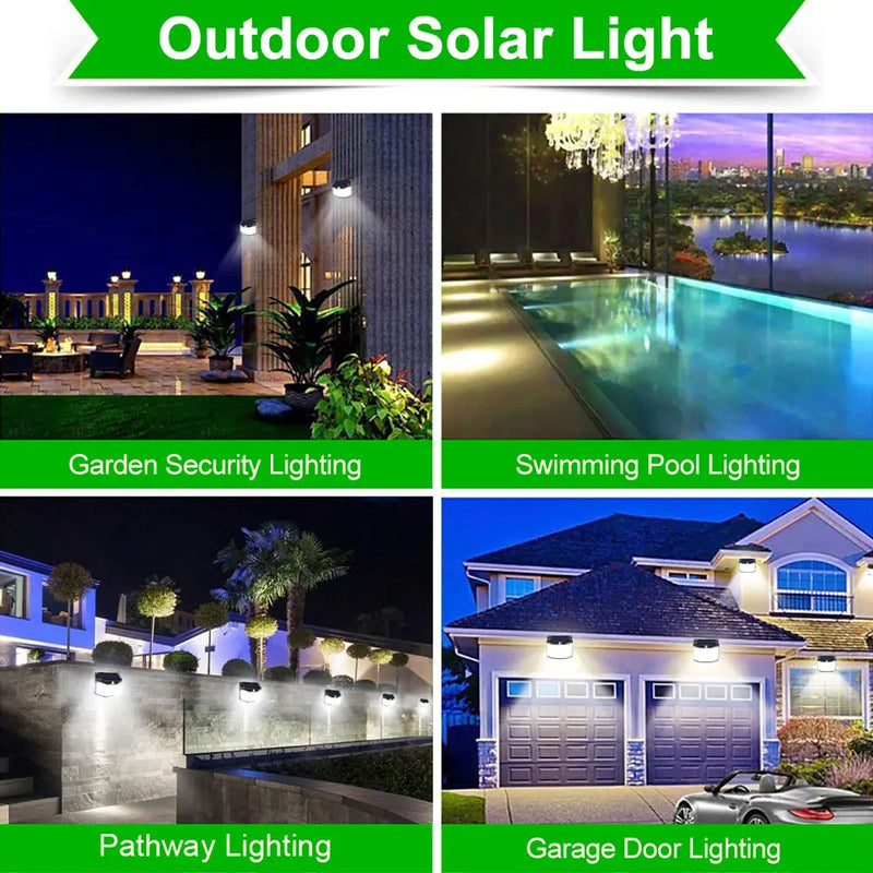 SolarBeam 576 LED Außenleuchte mit Bewegungsmelder | Solarbetrieben & Wasserdicht | 3 Leuchtmodi | Für Garten, Einfahrt & Terrasse