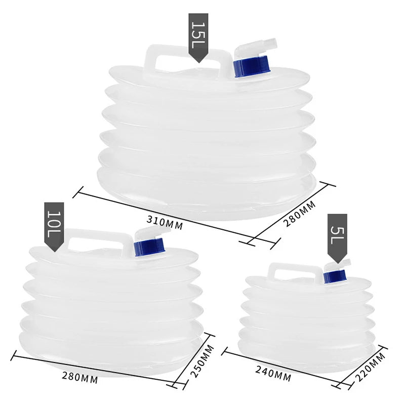 Faltbare Wasserkanister HYDROPAK Eco | 5–15 L | BPA-frei & Auslaufsicher | Für Camping, Notfall & Outdoor
