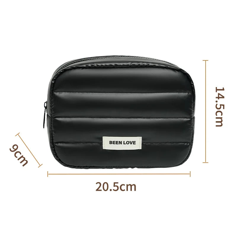 Nubella SoftCarry Kosmetiktasche Groß | Leicht & Gepolstert | Reise Organizer & Waschtasche