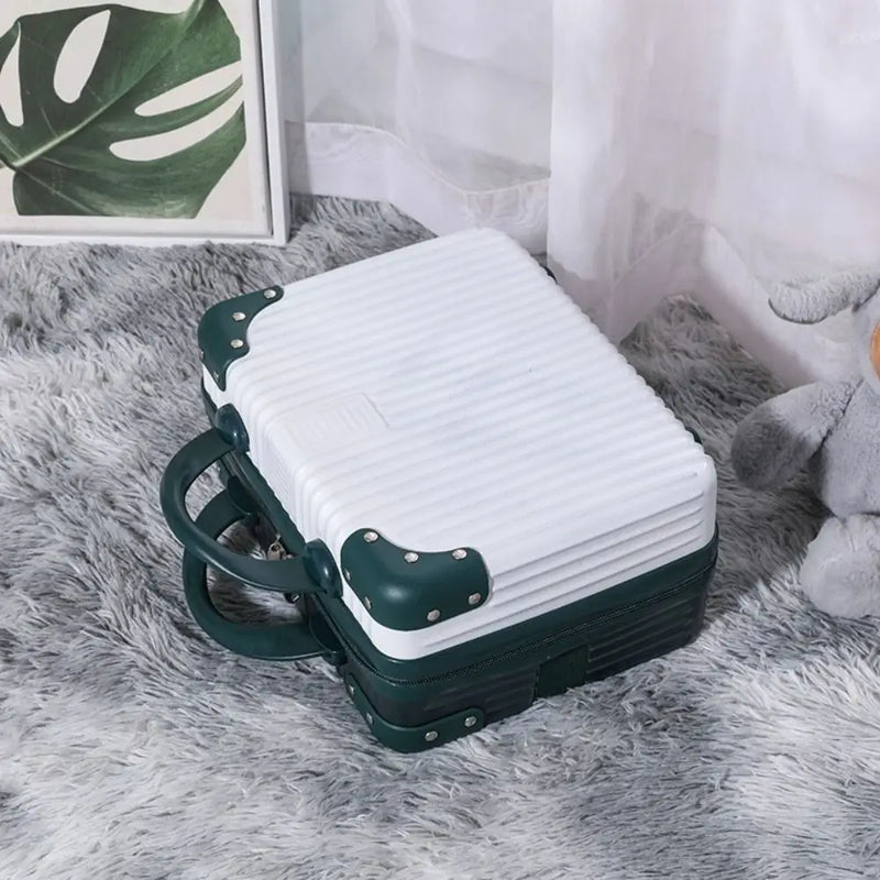 Travellia Mini-Kosmetikkoffer | Kompakt & Stylisch | Hartschale aus ABS+PC | Ideal für Reisen & Make-up