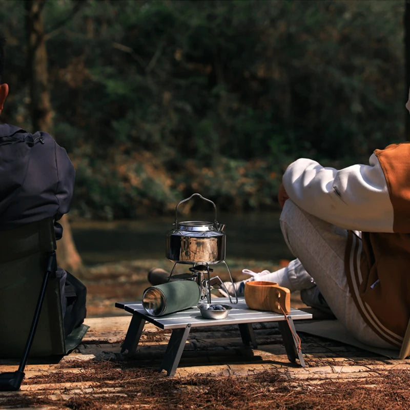 TREKFOLD Campingtisch | Ultraleicht & Faltbar | Aluminium | Ideal für Outdoor, Wandern & Picknick
