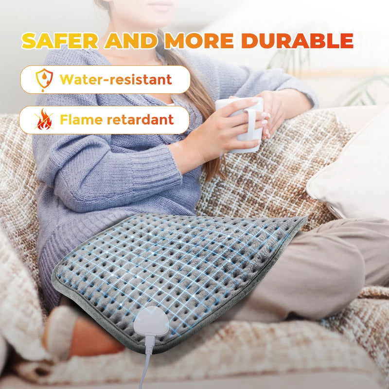 CosiTherm Heizkissen | 9 Temperaturstufen & 4 Timer-Optionen | Superweicher Mikrofleece | 58×29 cm