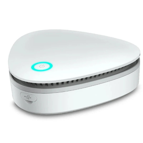 Mini Ozonreiniger PureZone 360 | Tragbarer Sterilisator & Geruchsentferner | 1800 mAh Akku | Für Kühlschrank, Schrank & Auto