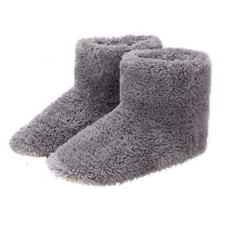 WarmStep USB | Beheizbare Hausschuhe für Damen & Herren | Wiederaufladbare Fußwärmer | Waschbar & Energiesparend | Perfekt für kalte Wintertage