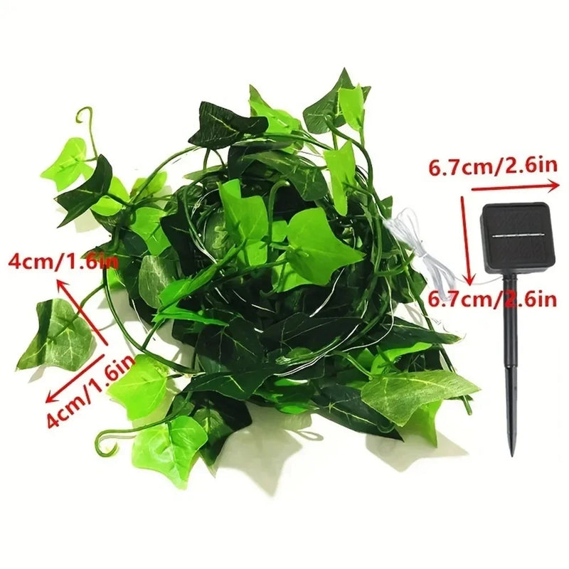 Solar-Lichterkette SoliBlossom | Sonnenblumen-Dekor mit Blättern | Warmweiß | 8 Modi | Für Garten, Zaun & Hochzeit