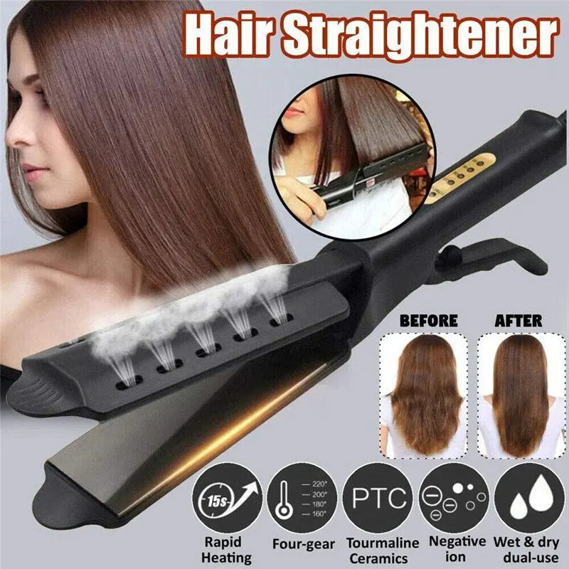 Haarglätter & Lockenstyler StyleShape Pro | 2-in-1 Glätten & Locken | 4 Temperaturstufen | Für nasses & trockenes Haar