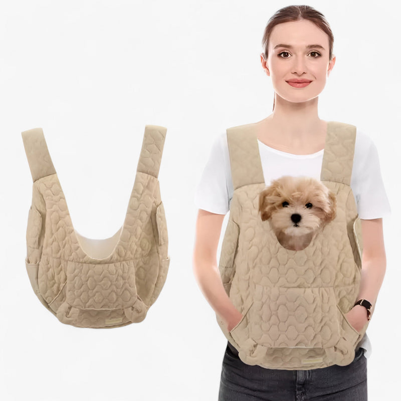 Pawrello Haustier Tragetasche bis 10 kg | Wetterfest & Komfortabel | Für Katzen & Kleine Hunde | Mit Ergonomischen Trägern