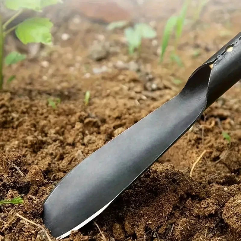 Florabrix 2er Set Garten-Kellen aus Metall | Robuste Handschaufeln zum Graben, Pflanzen & Jäten
