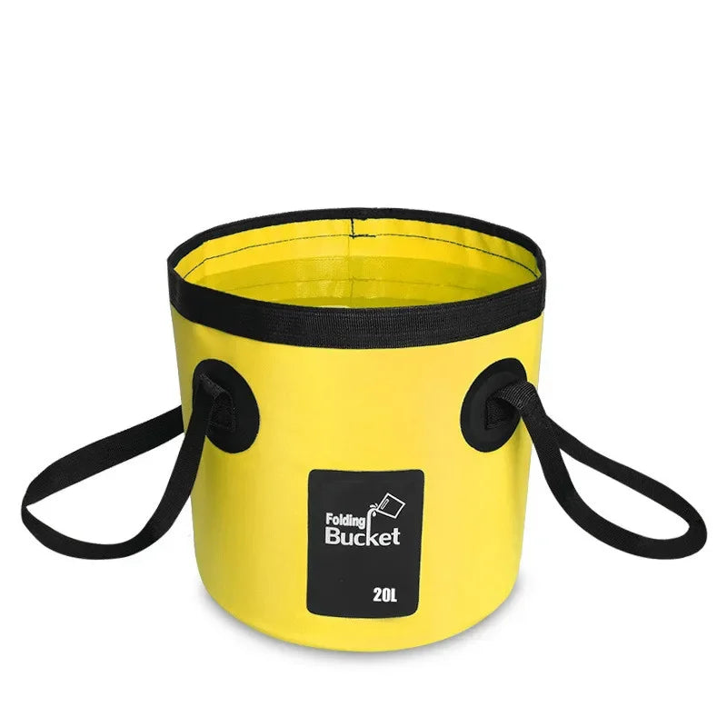 AquaFold Waschbeutel 12L/20L | Faltbar & Wasserdicht | Outdoor & Auto | Verschiedene Farben