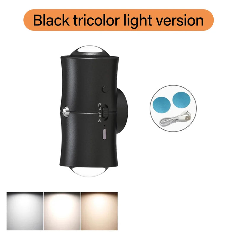 LED Nachtlicht LumoSense | Bewegungsmelder & RGB | Magnetisch & Wiederaufladbar | 1500 mAh Akku