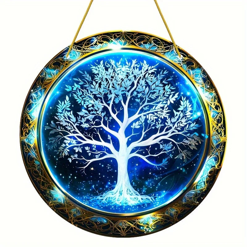 Schmetterling Sonnenfänger AureliaLight | Acryl Rundschild | 15×15 cm / 20×20 cm | Fenster- & Wanddeko