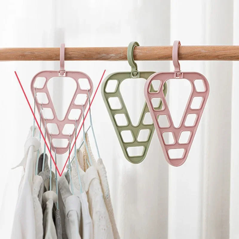 Kleiderbügel FlexiHanger 9+ | Platzsparend & 360° drehbar | Für vertikale & horizontale Nutzung | 9-in-1 System