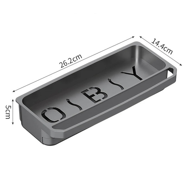 Spülenorganizer AquaNest | Selbstentwässerndes Regal | Für Schwamm, Spülmittel & Tuch | Verstellbar & Hygienisch