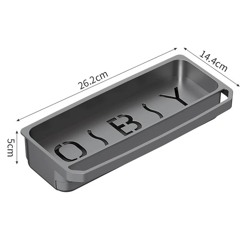 Spülenorganizer AquaNest | Selbstentwässerndes Regal | Für Schwamm, Spülmittel & Tuch | Verstellbar & Hygienisch