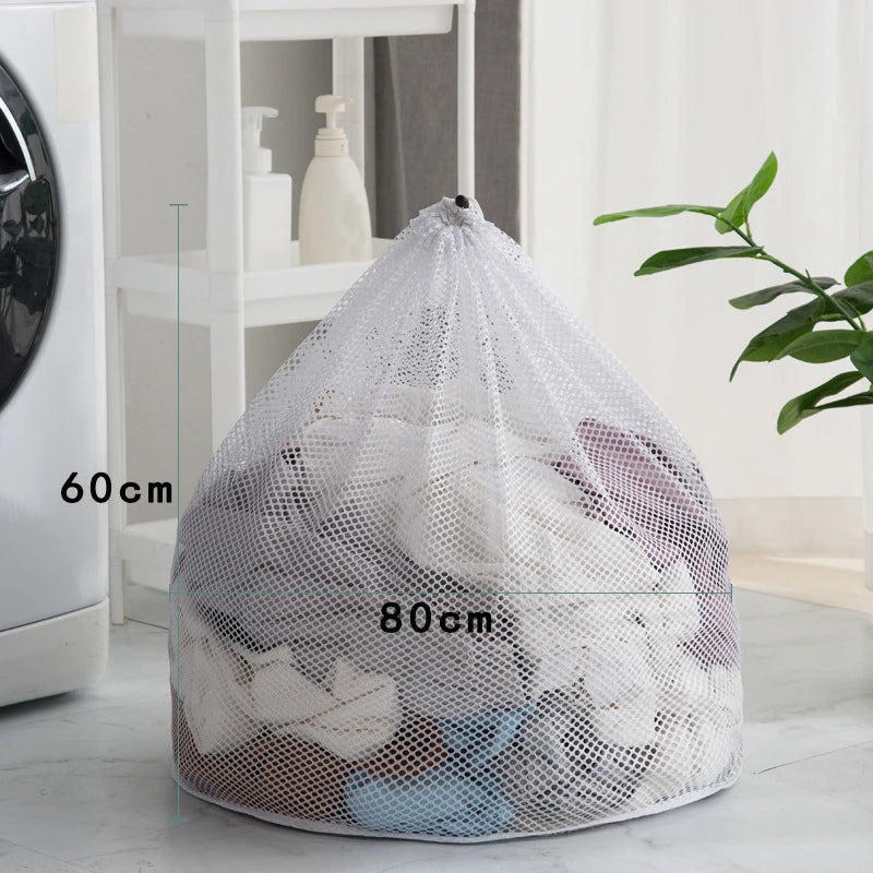 Lavinera Wäschebeutel Großformat | Atmungsaktives Netz mit Kordelzug | Für BHs, Socken, Unterwäsche & Schuhe