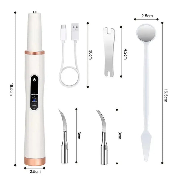 DentoraSonic | Ultraschall-Zahnpflegegerät für Hunde & Katzen | 5-Stufen Zahnsteinentferner | USB-Aufladung