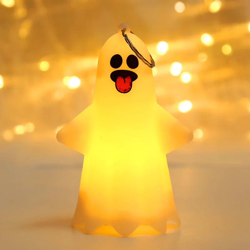 FrightLight Halloween Hängelampe | LED Geist & Kürbis Laterne | Schaurig-Schöne Deko