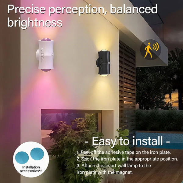 LED Nachtlicht LumoSense | Bewegungsmelder & RGB | Magnetisch & Wiederaufladbar | 1500 mAh Akku