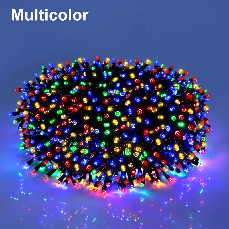 LuminaraX | LED Lichterkette Außen 24V | 8 Leuchtmodi