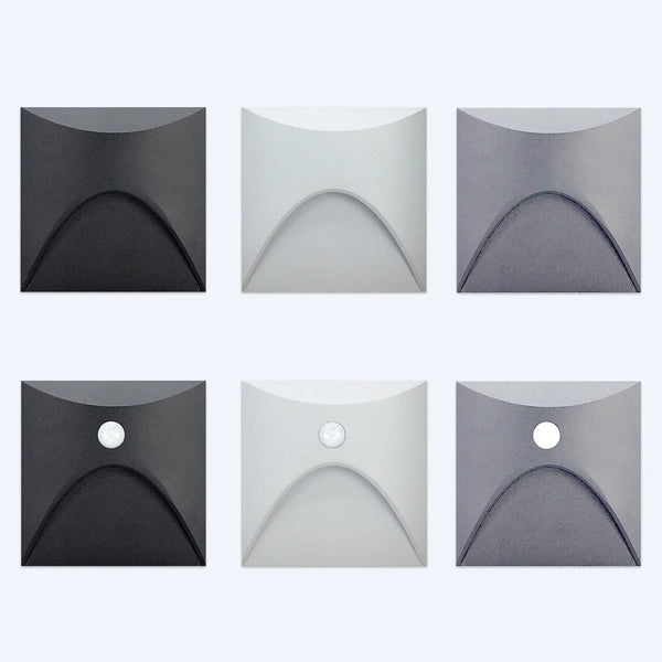 LumiStep Außenwandleuchte mit Bewegungssensor | IP65 Wasserdicht | Treppen- & Gartenbeleuchtung | Aluminiumgehäuse