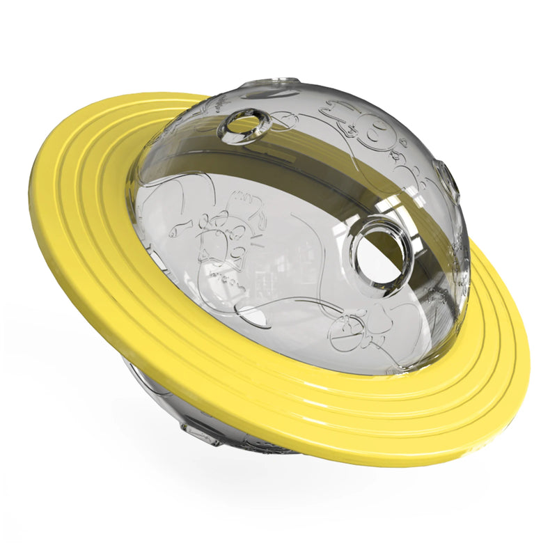 SmartPlay Disc Hunde- & Katzenspielzeug | Interaktiver Futterspender & Intelligenztrainer | Flugscheibe & Slow Feeder