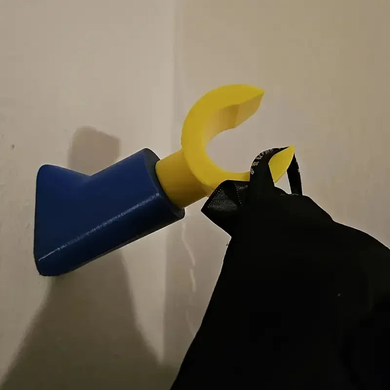 Gripora Wandhaken | Wandhaken 3D Design | Selbstklebend & Ohne Bohren | Multifunktional für Kopfhörer, Taschen & Deko