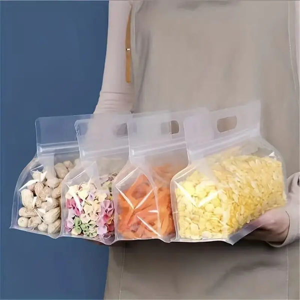 FreshGuard Aufbewahrungsbeutel | Wiederverwendbar & Auslaufsicher | 5er-Set | 26×19 cm & 30×23 cm