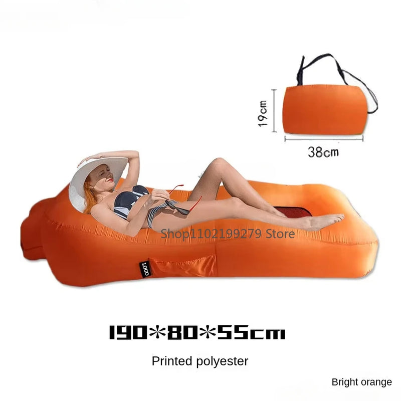 GloboLite AirLounge Aufblasbares Outdoor-Sofa & Luft-Bett 190 × 90 × 40 cm – tragbar & wasserdicht