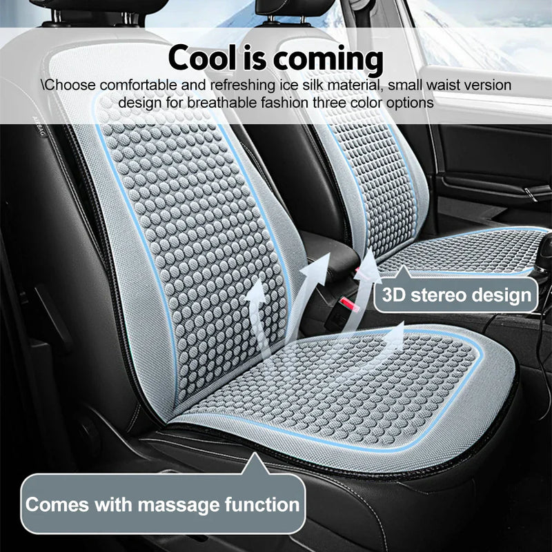 Auto-Sitzkissen CoolRide | Kühlend & Atmungsaktiv | Universelle Passform | Eisseide & Mesh