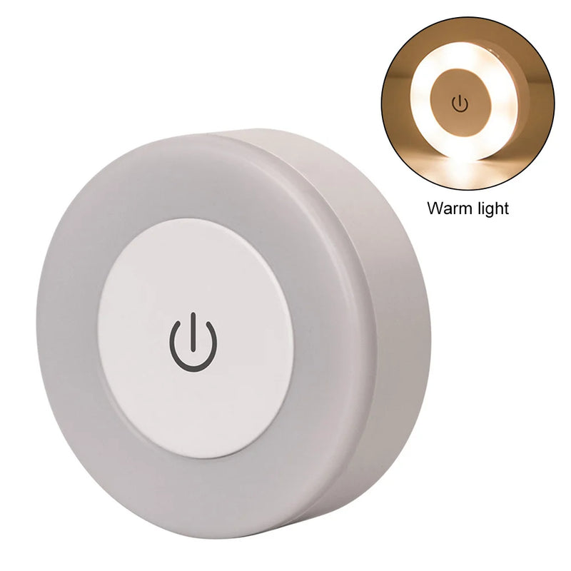 LUMORA Touch LED-Nachtlicht | USB-Wiederaufladbar | Magnetisch & Stufenlos Dimmbar | Warm- & Kaltlicht
