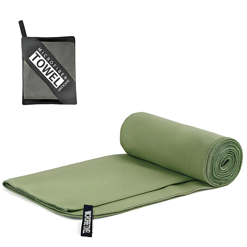 Mikrofaser Handtuch DryWave Pro | Schnell trocknend & Ultraleicht | 40×80 cm | Für Sport, Reisen & Strand