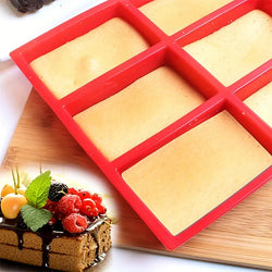 Silikon Backform MiniLoaf | 9er Rechteck-Form | Antihaft & Hitzebeständig | Für Kuchen, Brot & Muffins