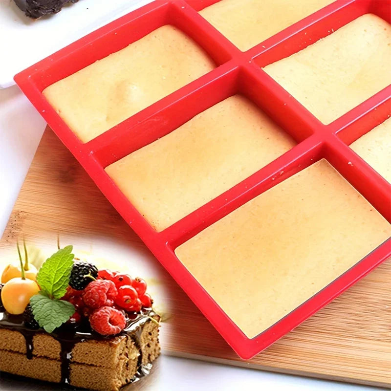 Silikon Backform MiniLoaf | 9er Rechteck-Form | Antihaft & Hitzebeständig | Für Kuchen, Brot & Muffins