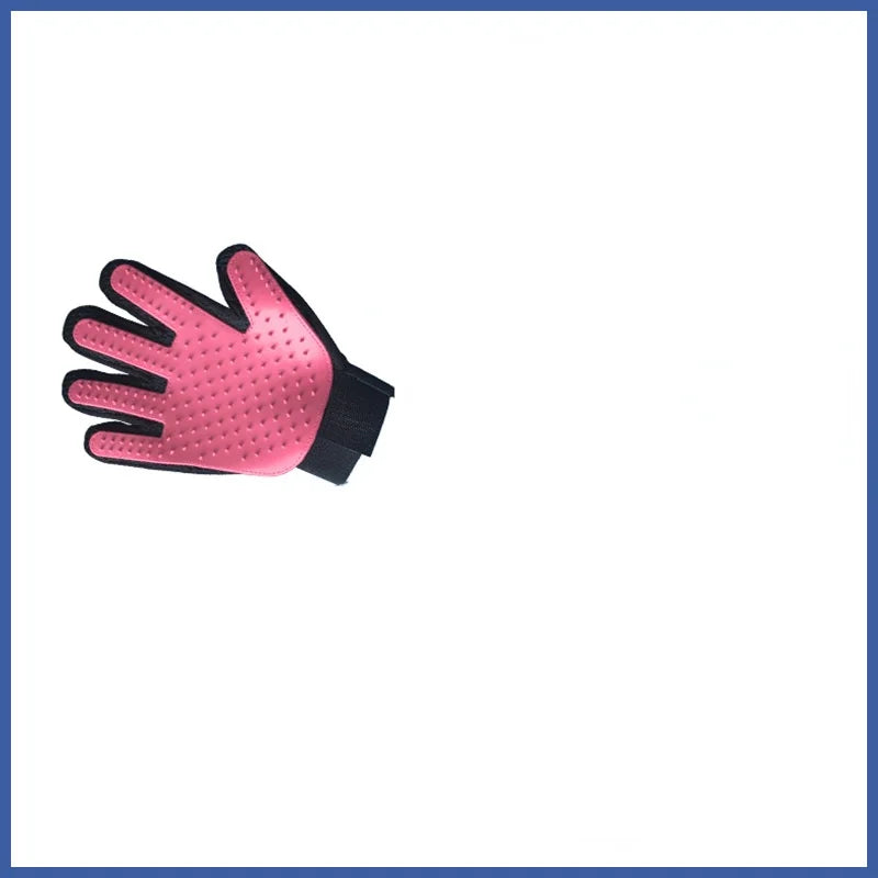 Fellpflege-Handschuh PawLiss TouchGlove | 5-Finger-Massagehandschuh für Hunde & Katzen | 23,2×17,2 cm | TPR & Mesh | Links oder Rechts