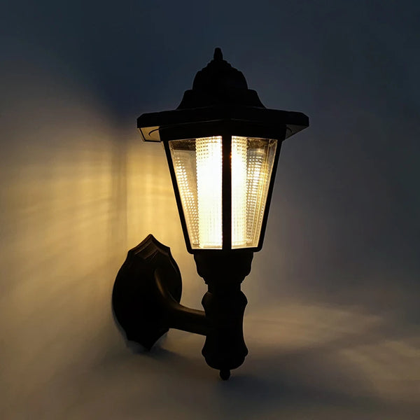Solara Solar Gartenlampe | Sechseck-Design | Warm- & Kaltweiß | 8h Leuchtdauer | Wetterfest