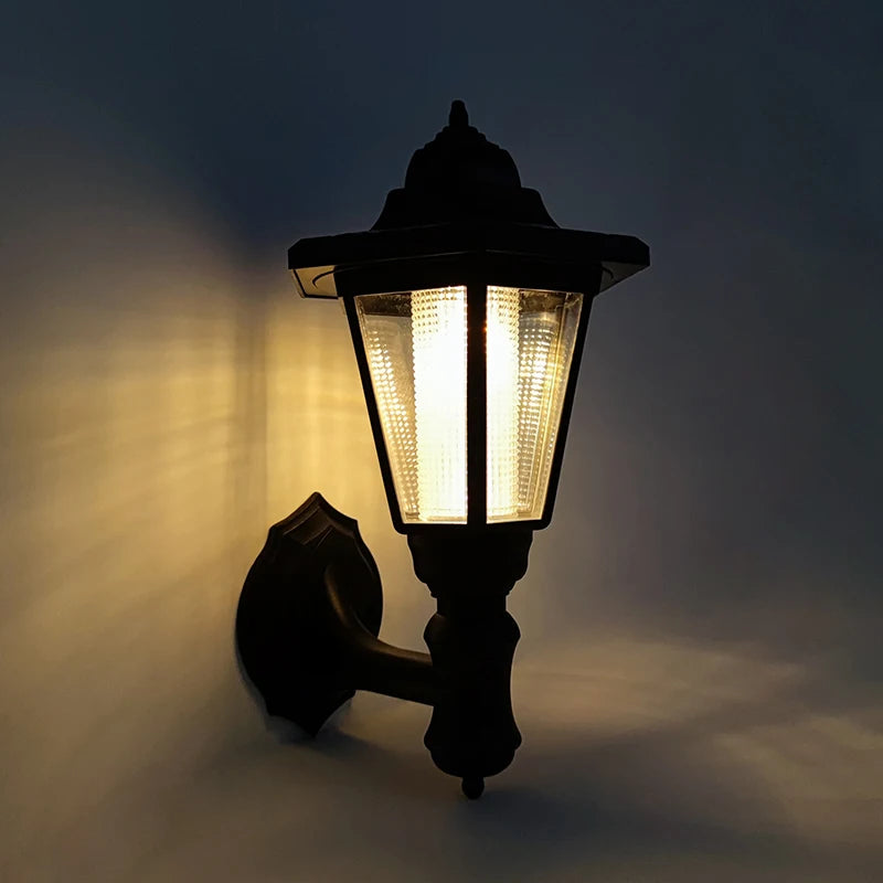 Solara Solar Gartenlampe | Sechseck-Design | Warm- & Kaltweiß | 8h Leuchtdauer | Wetterfest