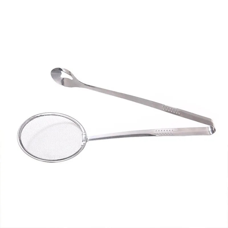 CulinaScoop Edelstahl-Filterlöffel | 28×10 cm | Vielseitig & Langlebig