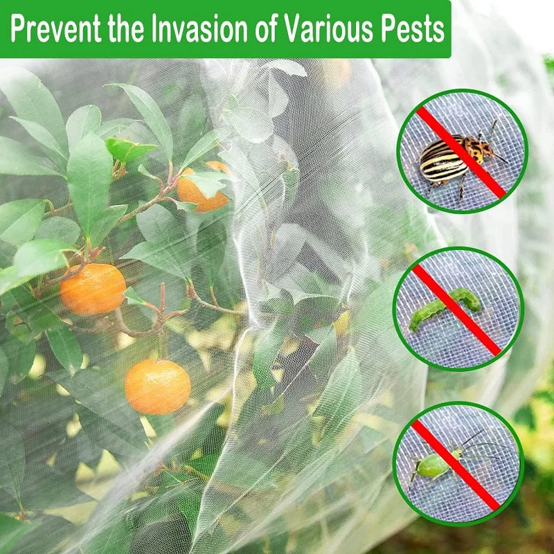 Naturaviso Gartennetz Insektenschutz | UV-beständig & Reißfest | Pflanzenschutznetz gegen Schädlinge & Vögel