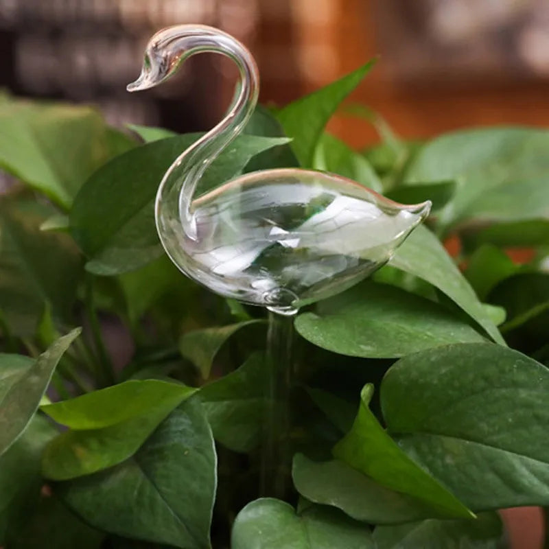 Automatisches Bewässerungssystem AquaZoo GlassDrop | Tier-Design | Selbstbewässerung aus Glas | Für Blumentöpfe & Zimmerpflanzen