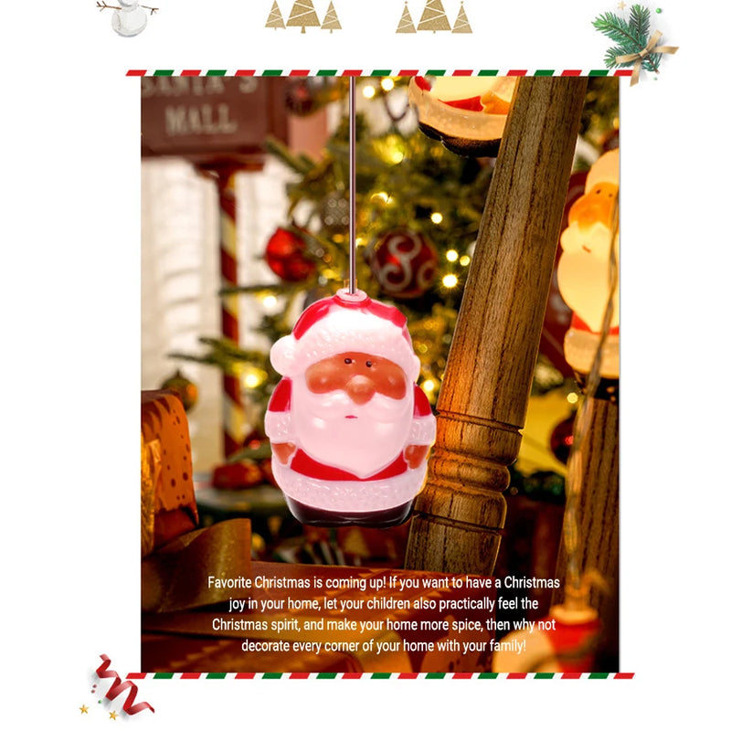 Solar Gartenleuchte SantaGlow | LED Weihnachtskugel mit Solarenergie | 6-farbig leuchtend & wasserdicht | Deko für Garten, Balkon & Weg