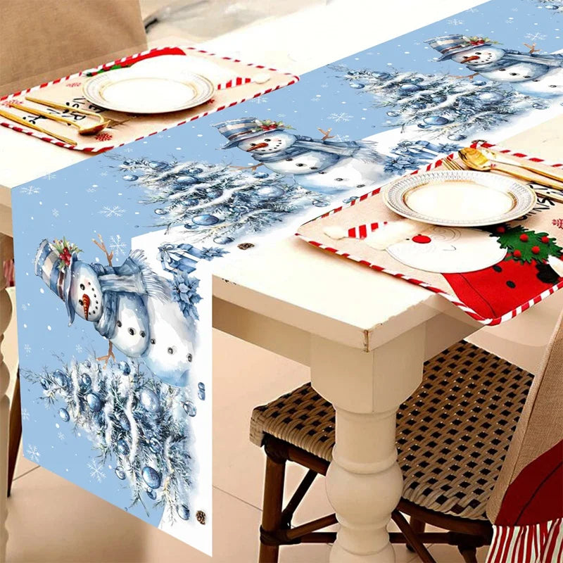 Weihnachts-Tischläufer Festivia | 180×35 cm | Elegant & Festlich | Tischdeko für Weihnachten & Neujahr 2025/2026