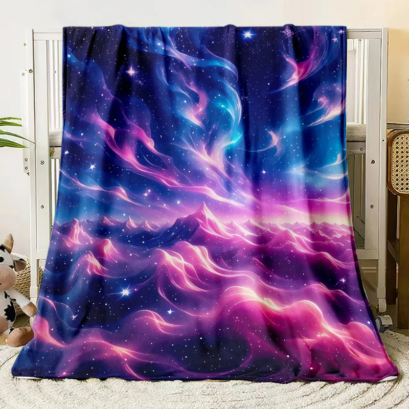 Sternenhimmel-Decke CosmoDream | 3D-Design | Weiches Flanell | Für Sofa, Bett & Reisen