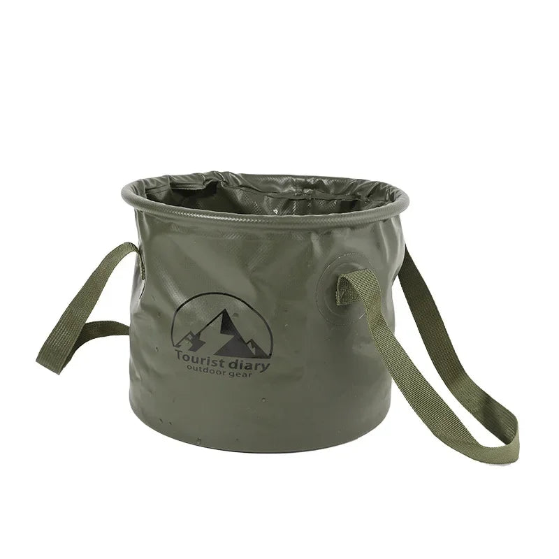 PackSink Faltbarer Outdoor-Eimer | Wasserdicht & Tragbar | 10L / 20L | Für Camping, Angeln, Reisen & Garten